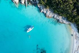 Sailing in Corfu